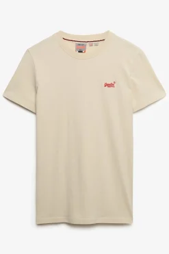 Camiseta manga corta b&aacute;sica con logotipo peque&ntilde;o