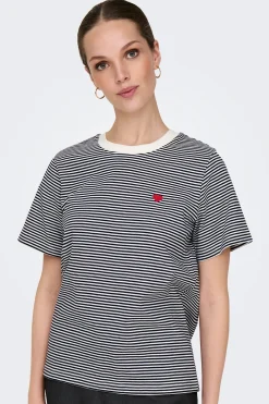 Camiseta manga corta bordado