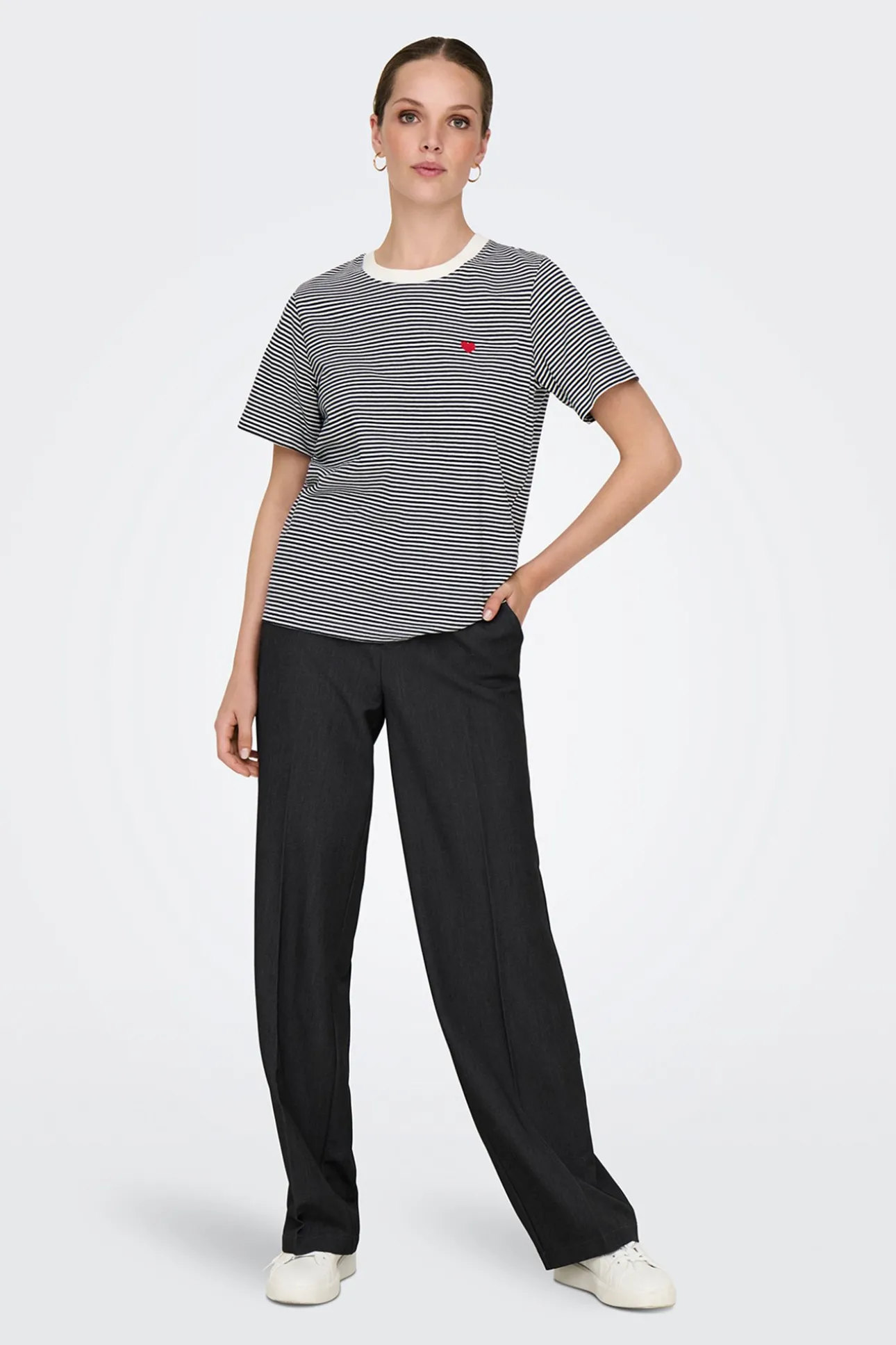 Camiseta manga corta bordado