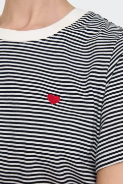 Camiseta manga corta bordado