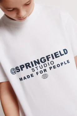 Camiseta manga corta boxy ni&ntilde;o