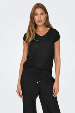 Camiseta manga corta de lurex