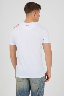 Camiseta manga corta estampada