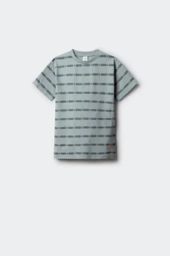 Camiseta manga corta etnica niño