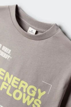 Camiseta manga corta gr&aacute;fico ni&ntilde;o