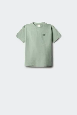 Camiseta manga corta microraya niño