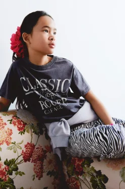 Camiseta manga corta rocker ni&ntilde;a