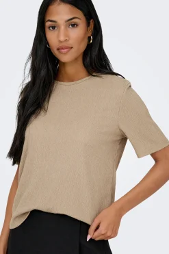 Camiseta manga corta textura