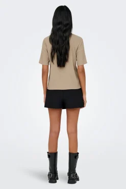 Camiseta manga corta textura