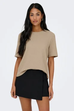 Camiseta manga corta textura