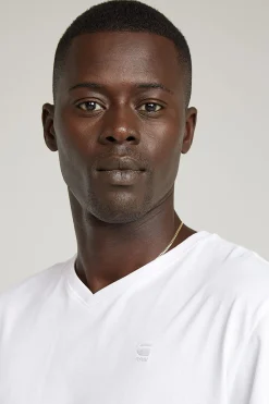 Camiseta manga corta y peque&ntilde;o logo G-Star