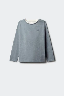 Camiseta manga larga b&aacute;sica ni&ntilde;o