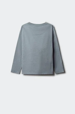 Camiseta manga larga b&aacute;sica ni&ntilde;o