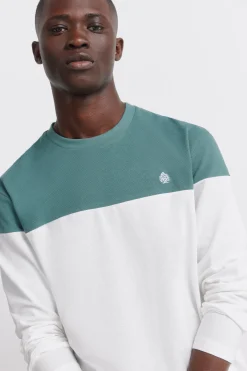 Camiseta manga larga bloque color