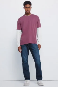 Camiseta manga larga doble