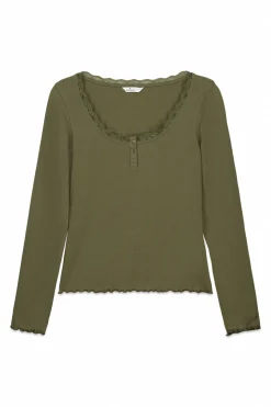 Camiseta manga larga lace