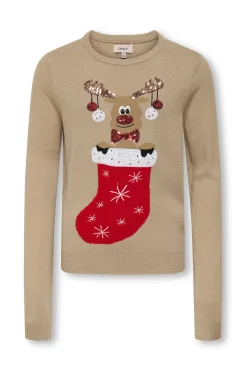 Camiseta manga larga navidad de ni&ntilde;a