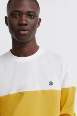 Camiseta manga larga piqu&eacute; bloques