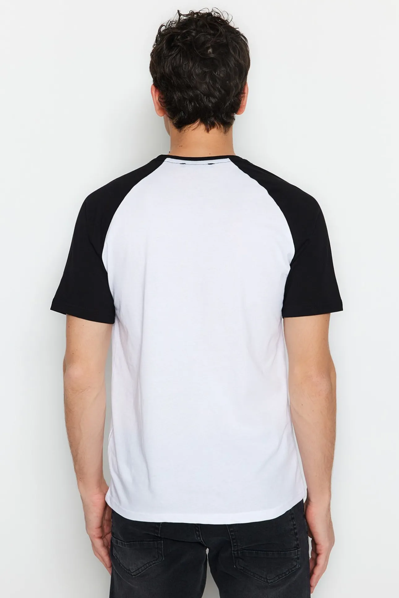 Camiseta mangas bicolor