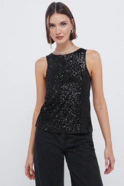 Camiseta nadadora lentejuelas