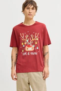 Camiseta navideña manga corta