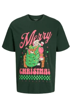 Camiseta navide&ntilde;a manga corta