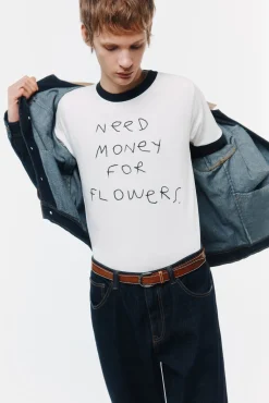 Camiseta need money for flowers