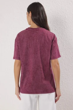 Camiseta oversize manga corta