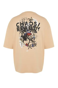 Camiseta oversize manga corta