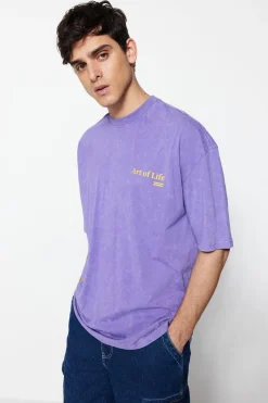 Camiseta oversize manga corta