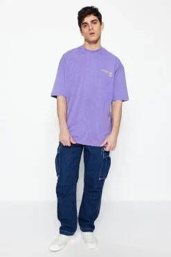 Camiseta oversize manga corta