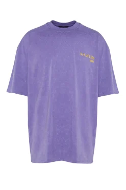 Camiseta oversize manga corta