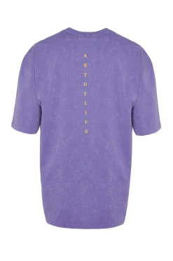 Camiseta oversize manga corta