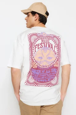 Camiseta oversize manga corta