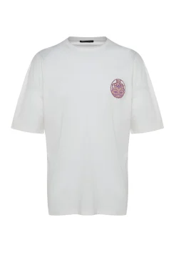 Camiseta oversize manga corta