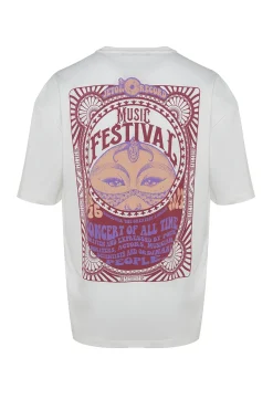 Camiseta oversize manga corta