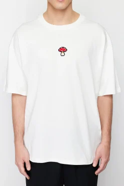 Camiseta oversize manga corta