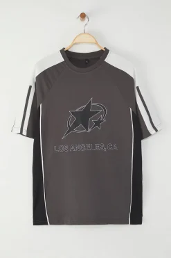 Camiseta oversize manga corta