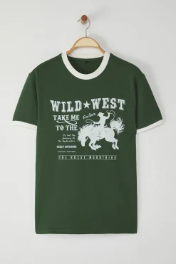 Camiseta oversize manga corta