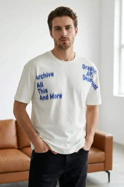 Camiseta oversize manga corta