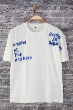 Camiseta oversize manga corta