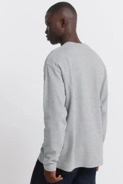 Camiseta piqu&eacute; manga larga corte