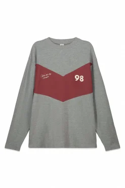 Camiseta piqu&eacute; manga larga corte