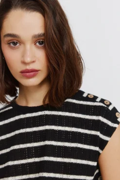 Camiseta punto rayas