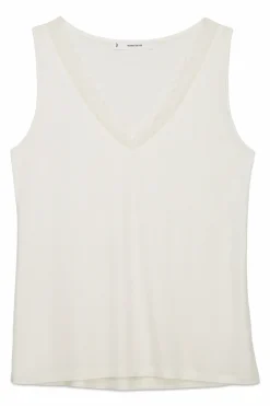 Camiseta punto s&uacute;per suave beige