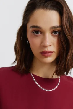 Camiseta recta b&aacute;sica lisa