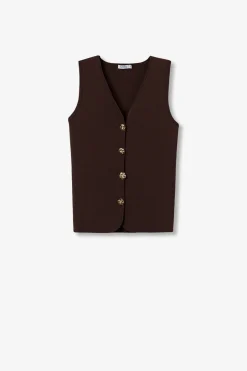 Camiseta slim botones