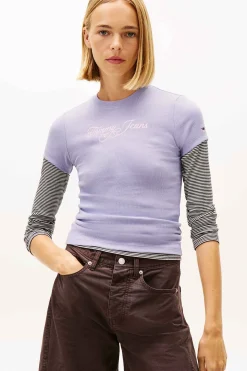 Camiseta slim de manga corta