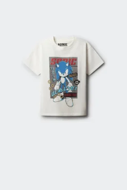 Camiseta sonic ni&ntilde;o