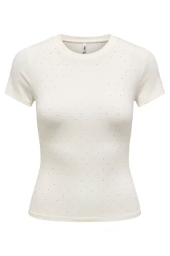 Camiseta strass ajustada